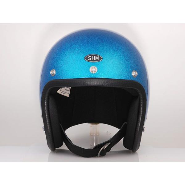 正規品／SHM ジェットヘルメット SHM Lot-504（ブルー） サイズ：M（57〜58cm） ...