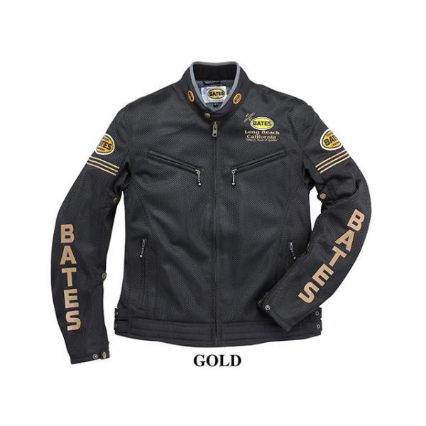 BATES ジャケット BJ-M2412TT メッシュジャケット（ゴールド） サイズ L ベイツ