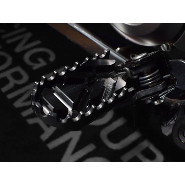 EVATEK CT125 ステップ CNCペダルブロック 左右1セット（ブラック） エヴァテック