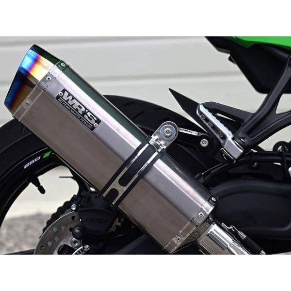 WR’S ZX-4R SE/ZX-4RR マフラー本体 JMCA スリップオン SS-OVAL ソリ...