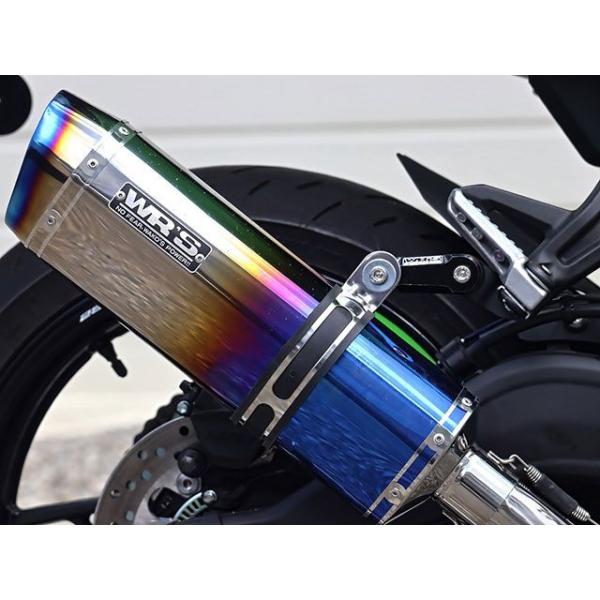 WR’S ZX-25R/SE マフラー本体 JMCA スリップオン SS-OVAL 焼き色チタンタイ...