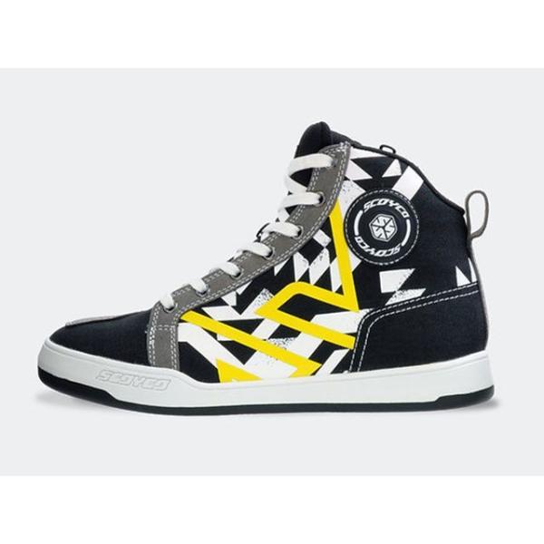 SCOYCO カジュアルシューズ XJX-MT068 Rシューズ（ブラック/ホワイト） サイズ 42...