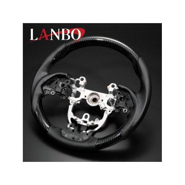 LANBO 内装パーツ・用品 オリジナルコンビステアリング プリウス ZVW50/51/55（ブラッ...