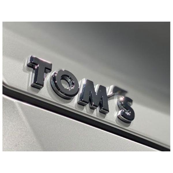 正規品／Tom’s 外装 TOMSエンブレム クロームメッキ Tom’s 車 自動車