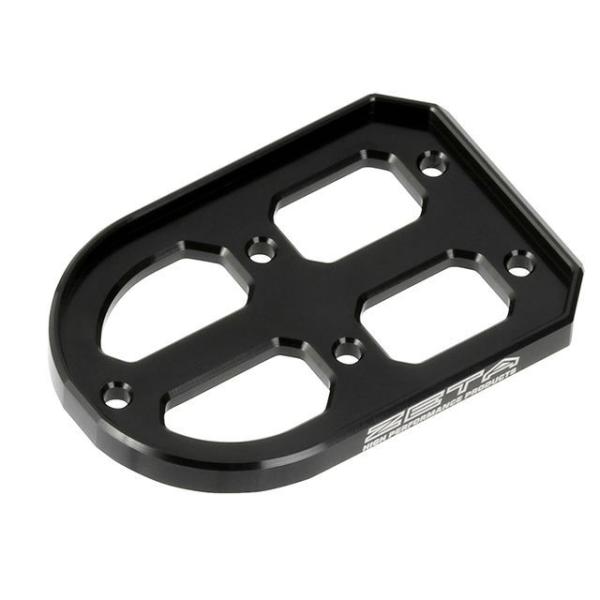 ZETA SEROW250 ステップ アドベンチャーフットペグ（ブラック） ジータ