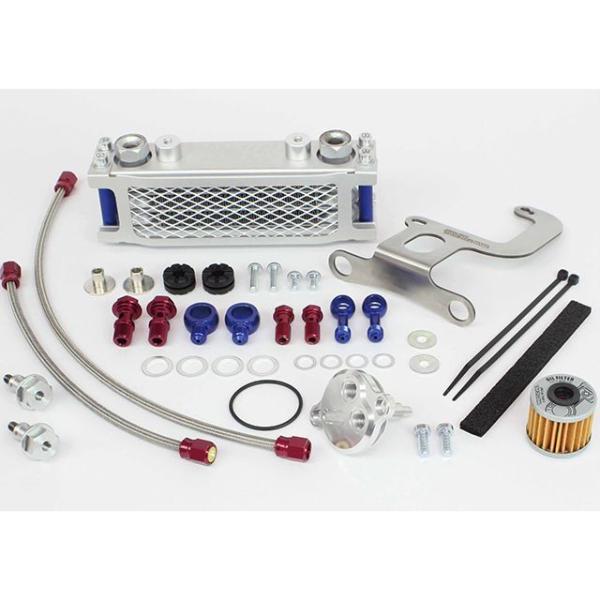 SP TAKEGAWA スーパーカブ110 オイルクーラー コンパクトクールキット（3フィン/スリム...