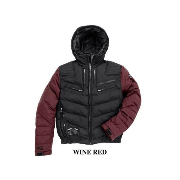 BATES カジュアルウェア SA-N2454 ナイロンパーカー（ワインレッド） サイズ L ベイツ