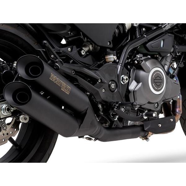 MORIWAKI X350 マフラー本体 CROSS TWIN SLIP-ON（ブラック） モリワキ
