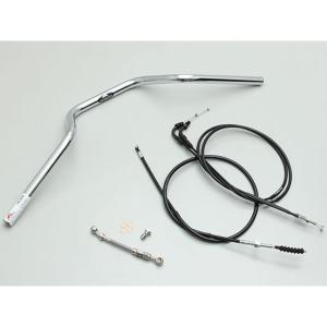 HURRICANE GB350 ハンドル関連パーツ ヨーロピアン3型 ハンドルSET（クロームメッキ） ハリケーン｜パークアップバイクYahoo!店
