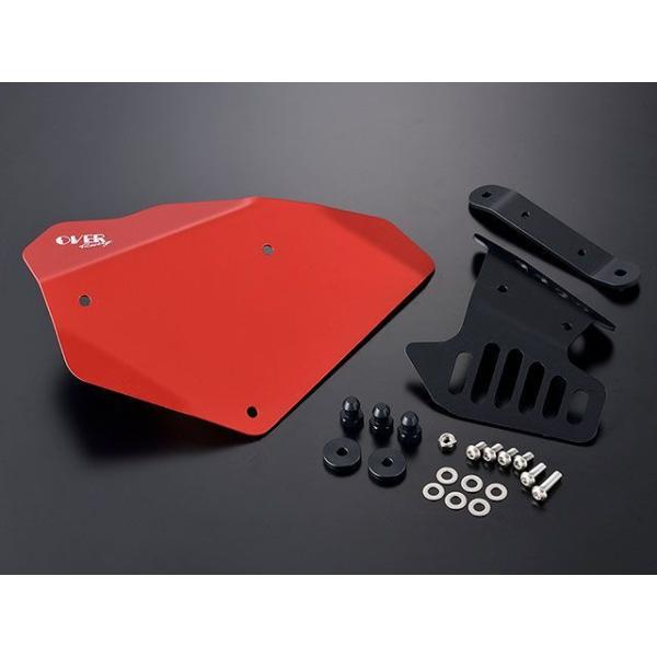 OVER RACING Monkey125 カウル・エアロ サイドカバー Type2 L（レッド） ...