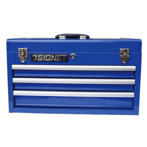 SIGNET 作業場工具 54430 3段ツールボックス（ブルー） シグネット