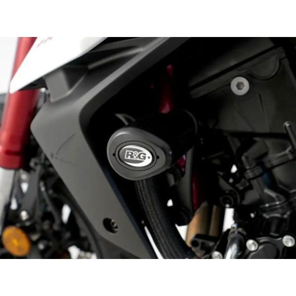 R&amp;G CB750 Hornet スライダー類 エアロクラッシュプロテクター（ブラック） アールアン...