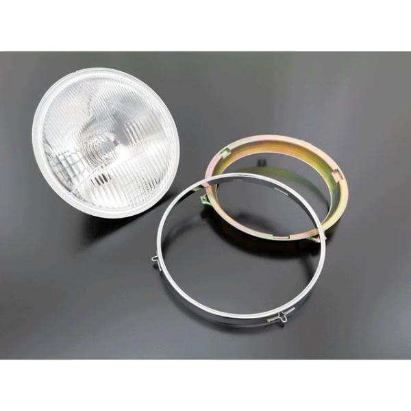 PMC ZEPHYR400/X ヘッドライト・バルブ マウントリム付き コンベックスヘッドライト ピ...