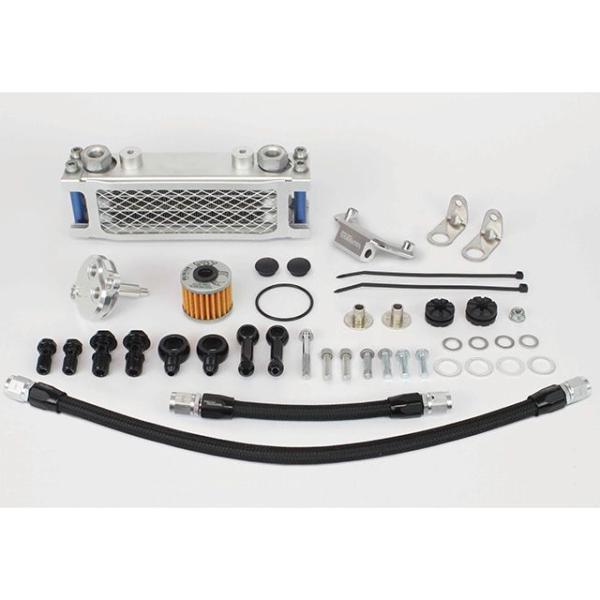 SP TAKEGAWA ダックス125 オイルクーラー コンパクトクールキット（3フィン/AN＃4/...