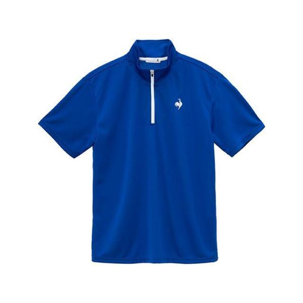 le coq sportif アウトドア用ウェア エコペットハーフジップシャツ（ブルー） サイズ M...