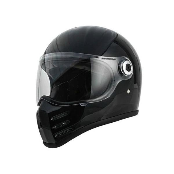 RIDEZ フルフェイスヘルメット X HELMET バイク用フルフェイスヘルメット（グロスブラック...