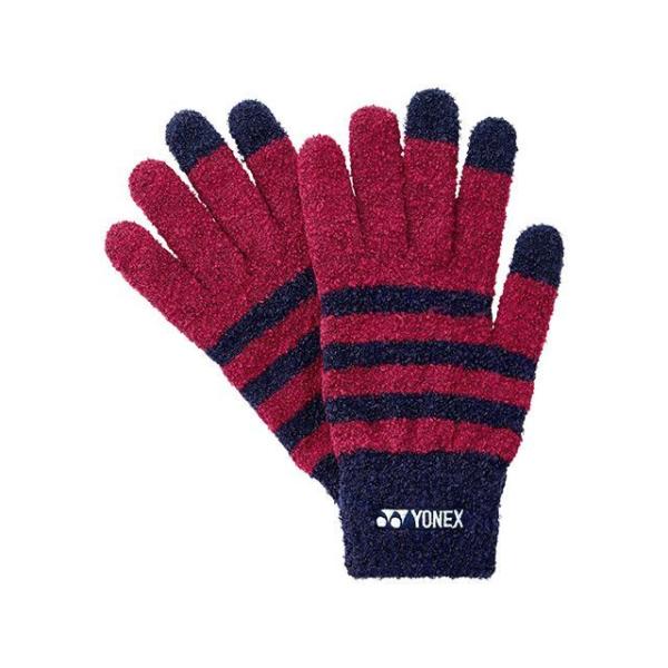 YONEX アウトドア用ウェア 45049 ユニタッチパネルグローブ（ワインレッド） サイズ M ヨ...