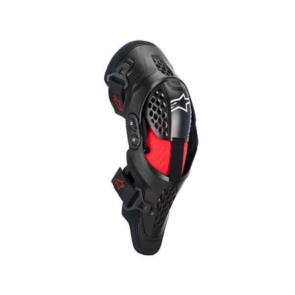Alpinestars ニーガード ニープロテクター SX-1 プラズマ（ブラック/レッド/クールグ...