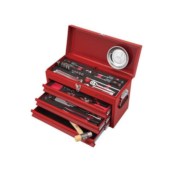 KTC ハンドツール SK3511XRMC 51点組 9.5SQ モーターサイクルツールセット（レッ...