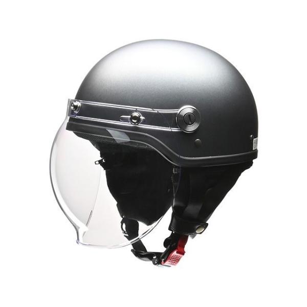 LEAD ハーフヘルメット CROSS CR-761 ハーフヘルメット LL（マットガンメタリック）...