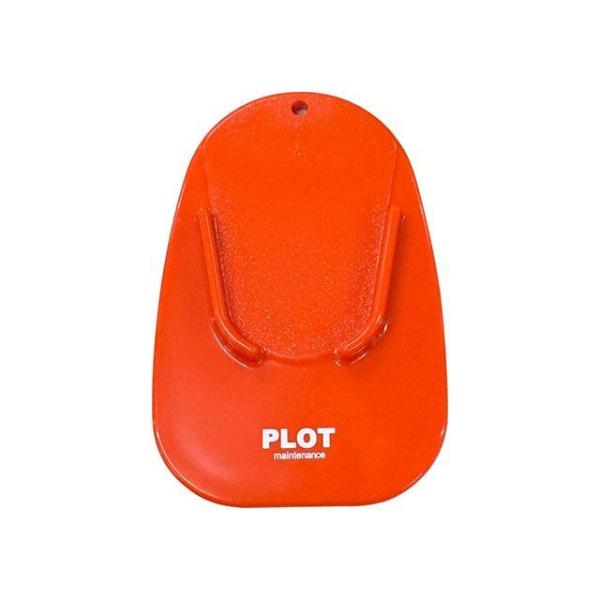 PLOT その他ステップ関連パーツ サイドスタンドパッド（オレンジ） プロト