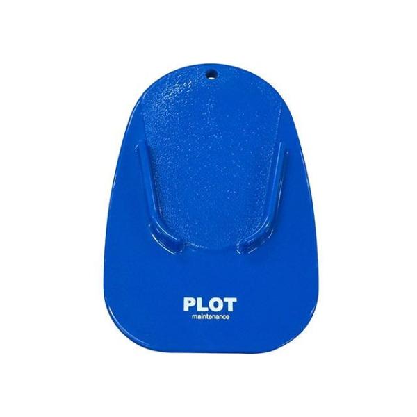 PLOT その他ステップ関連パーツ サイドスタンドパッド（ブルー） プロト