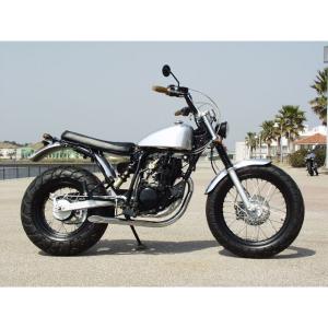 BIG CEDAR ビッグシーダー アルミロングピーナッツ タンク TW200 TW225