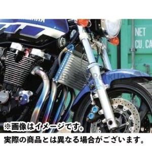 正規品／PLOT XJR1200 XJR1300 オイルクーラー ラウンドオイルクーラーキット（上出し） 13段＃6 カラー シルバー プロト バイク