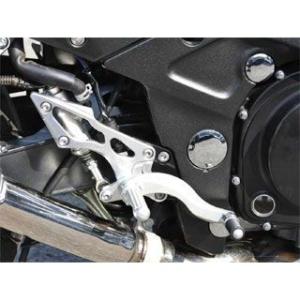 BEET ZZ-R400 バックステップ関連パーツ ハイパーバンク 固定式（シルバー） 93-年用 ...