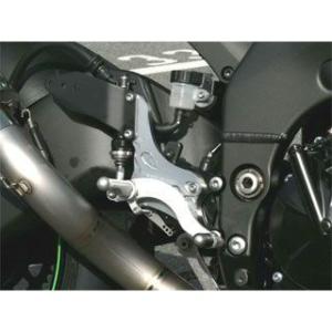 BEET ZX-10R バックステップ関連パーツ ハイパーバンク 固定式（シルバー） 06-08年用...
