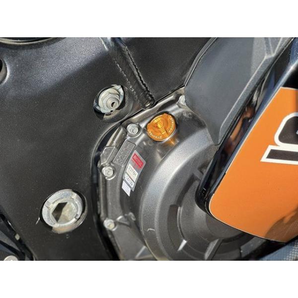 STRIKER エンジンオイルパーツ アルミビレットオイルフィラーキャップ M20×P1.5（ゴール...