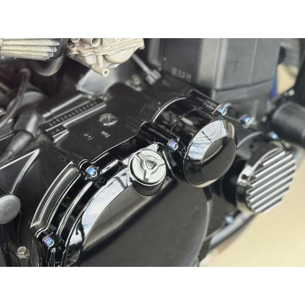 STRIKER エンジンオイルパーツ アルミビレットオイルフィラーキャップ M30×P1.5（ガンメ...