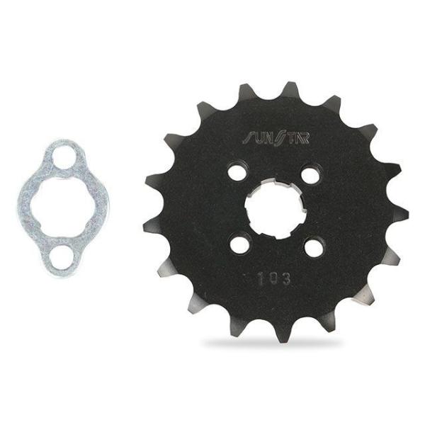 SUNSTAR スプロケット関連パーツ フロントスプロケット（チェーンサイズ：420） 歯数 17 ...