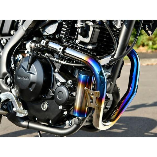 BEAMS KLX230/シェルパ/SM マフラー本体 power device pipe TITA...