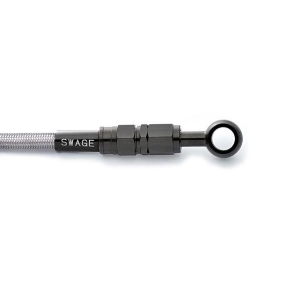 SWAGE-LINE DT230 LANZA ブレーキホース・ケーブル類 フロントホースキット ホー...