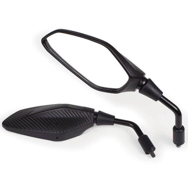 SP TAKEGAWA ミラー関連パーツ カーボニッシュポリゴンワイドミラーセット(ヤマハ車/M8)...