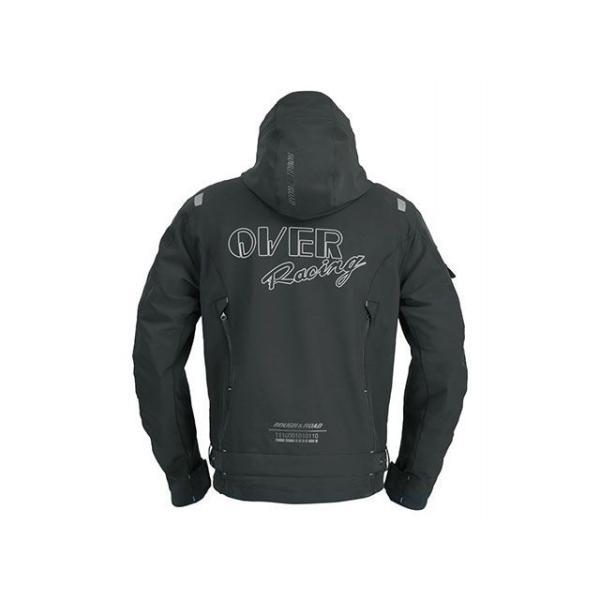 OVER RACING ジャケット エアスルーソフトシェルパーカーFP OVER×ラフアンドロード（...