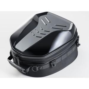 TANAX ツーリング用バッグ MFK-1009 シェルシートバッグ L（グロスブラック） タナックス｜パークアップバイクYahoo!店