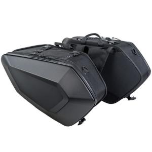 TANAX ツーリング用バッグ MFK-3001 カービングシェルケース2 （エンボスブラック） タナックス｜パークアップバイクYahoo!店