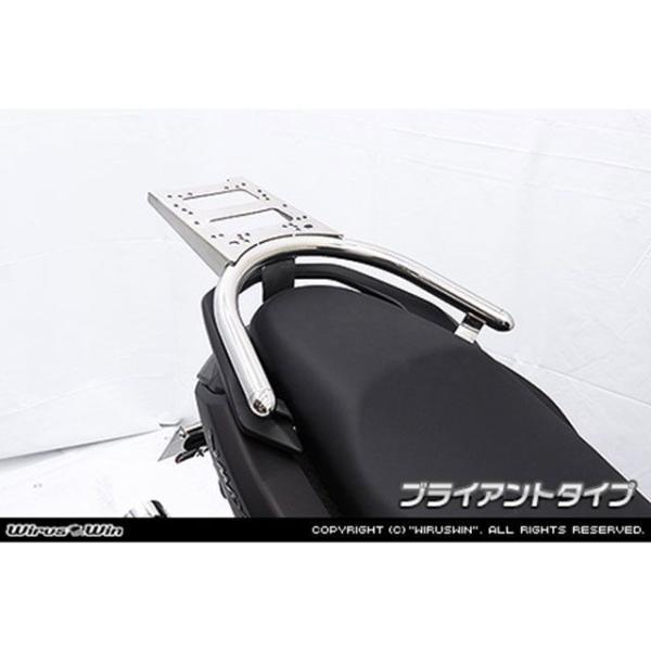 WirusWin タンデム用品 NMAX125用 リアボックス用ベースブラケット付き タンデムバー ...