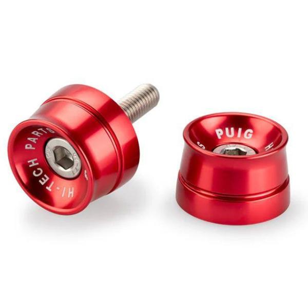 Puig ハンドル関連パーツ バーエンド スピード（レッド） プーチ