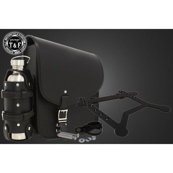 T&amp;F フェンダー スティード400 カスタムフェンダー用サドルバック＆ポータブルガソリン缶SET（...