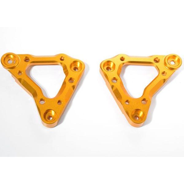 EVATEK CT125ハンターカブ 電装ステー・カバー類 CNCヘッドライトステー（ゴールド） エ...