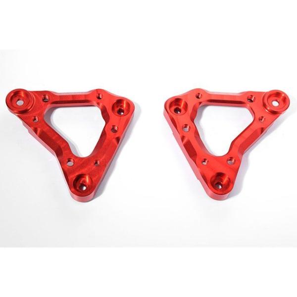 EVATEK CT125ハンターカブ 電装ステー・カバー類 CNCヘッドライトステー（レッド） エヴ...