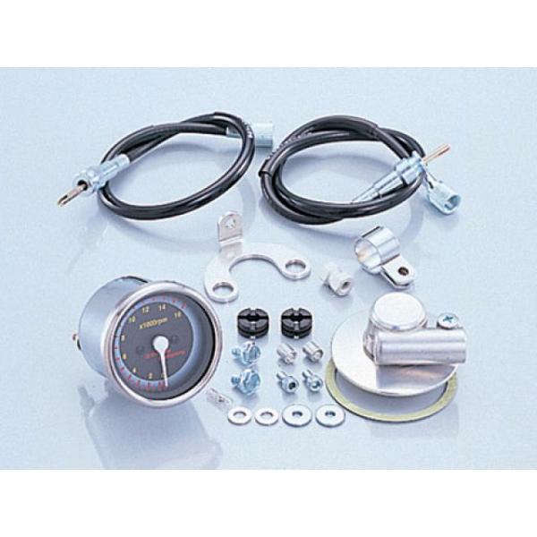 KITACO タコメーター φ60 タコメーターキット（シルバー） キタコ