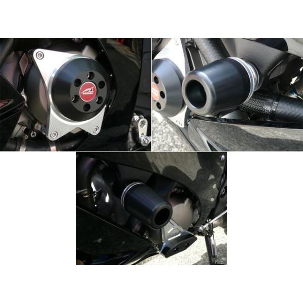 AGRAS ZX-10R スライダー類 レーシングスライダー 3点SET 左C カラー ジュラコン/...