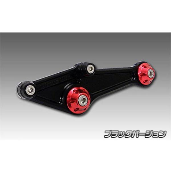 WirusWin NMAX マフラーステー・バンド NMAX用 アルミビレットステー カラー ブラッ...