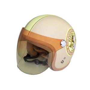 BORN FREE ジェットヘルメット帽子　クリーム レイト商会 アークス SNJ-44 SNOOPY バイカーズ ジェットヘルメット