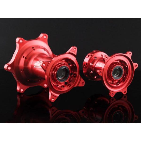 Z-WHEEL ハブ・スポーク・シャフト アステライトハブ リヤ カラー レッド Zウィール