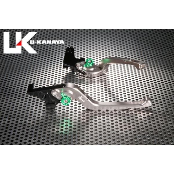U-KANAYA F800GT レバー Rタイプ可倒式 アルミ削り出しビレットレバー レバー チタン...